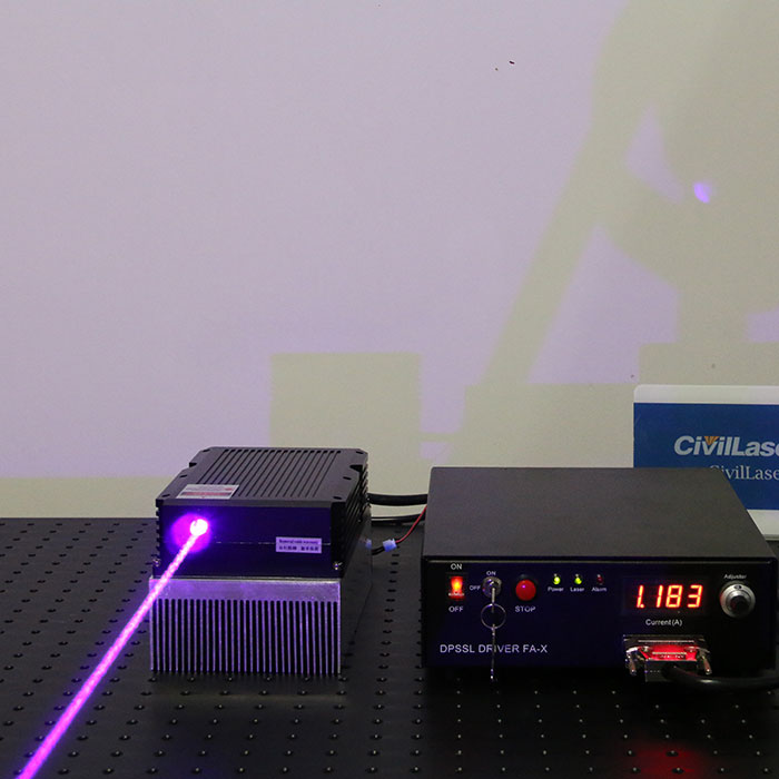 455nm 18W Blue Semiconductor Laser High Power Laser With Power Supply